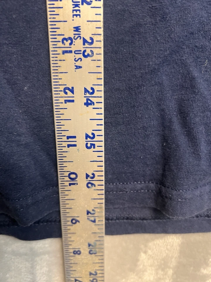 Camiseta Jason Heyward 22 Atlanta Braves Majestic MLB Azul Crew Spellout Mediana Foto 4 de 4