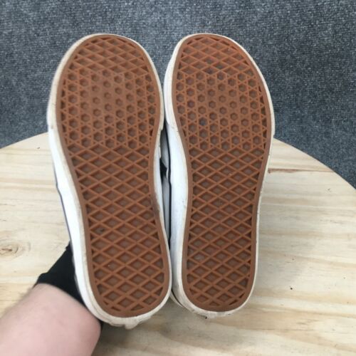 Vans Zapatos de Skate Mujer 7 Pintados de Blanco Clásico Sin Cordones Informales 721356 - Imagen 7 de 9