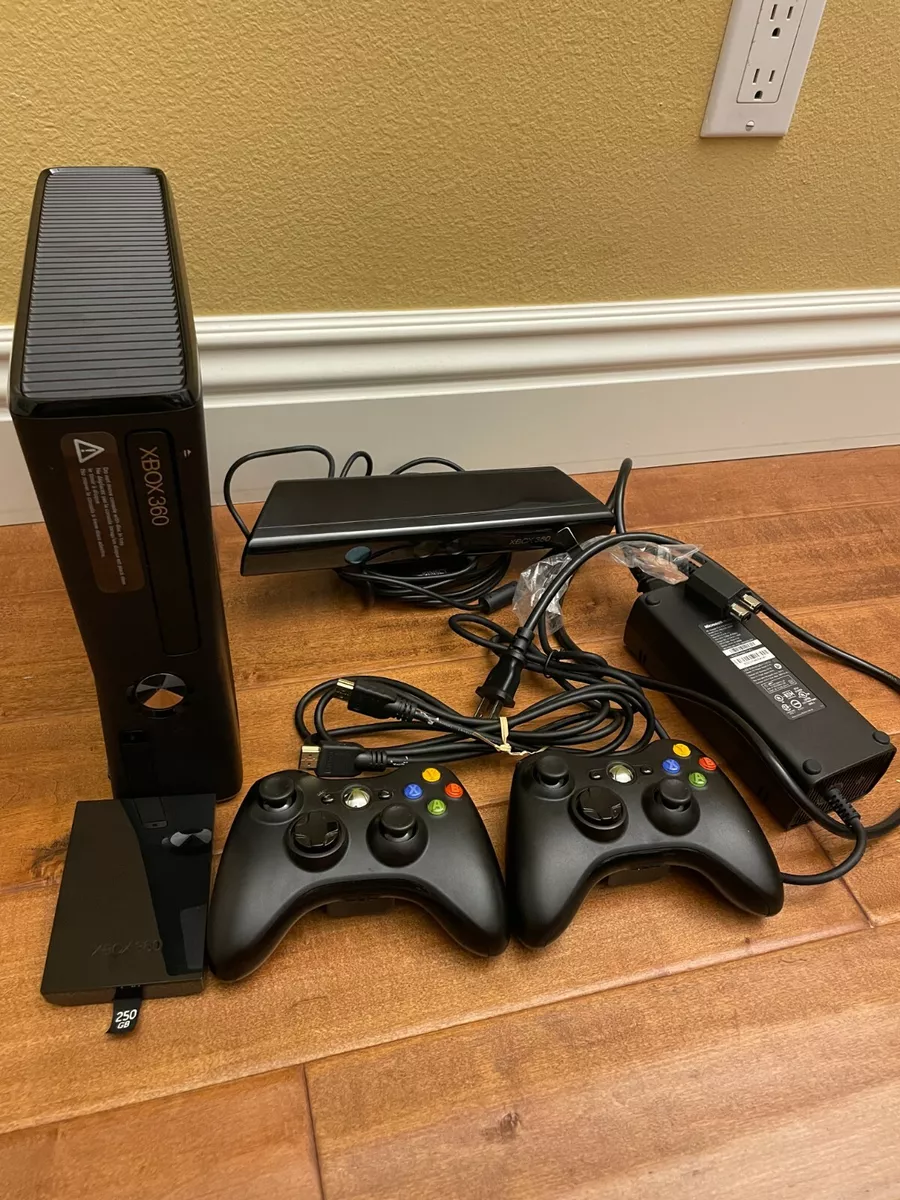 Restored Microsoft Xbox 360 E Slim 4GB Console with Kinect Sensor