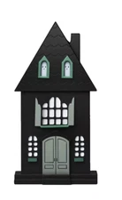Target Halloween 2024 Mantel Wood Haunted Ghost House Black - Hyde & EEK