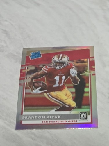 2020 Donruss Brandon Aiyuk #P-319 Optic Preview Holo Rated Rookie SF 49ers