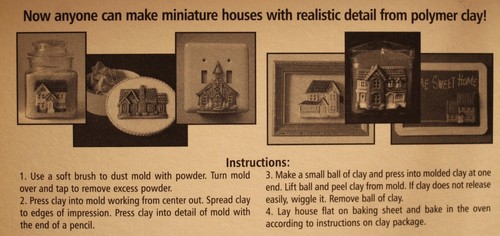 Amaco - House Polymer Clay Push Molds - Many to choose from!!! - Picture 18 of 49
