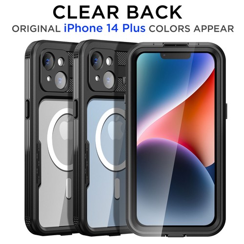 Funda Magnética MagSafe para iPhone 14/14 Plus Impermeable Antigolpes Cubierta Militar - Imagen 12 de 13