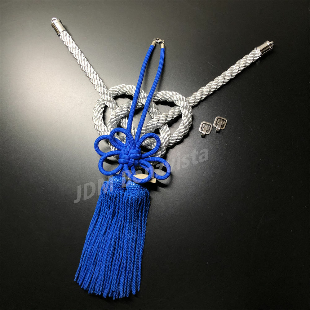 2Pcs JP Car Rearview Mirror Charms Vip Gift Silvery Kin Rope 2Pcs JP Car Rearview Mirror Charms Vip Gift Silvery Kin Rope