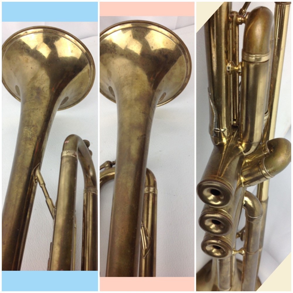 VINTAGE SELMER PARIS TRUMPET K MODIFIED 24B W/ BACH