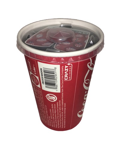 CRAZY BOXERS COCA-COLA MENS BOXER BRIEF Coke Cup L or XL Campaign Buttons NWT - Picture 6 of 17