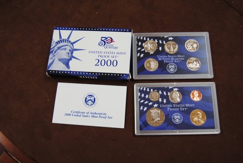 US Mint Issued CLAD Proof Sets. 6 Sets. 1999,2000,2001,2005,2006,2007 - Picture 3 of 7