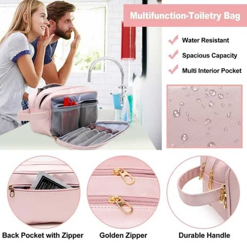 Bolsa de Maquillaje, Organizar Artículos de Aseo, Bolsa de Artículos de Aseo para Artículos de Viaje, Esenciales Niña - Imagen 4 de 13