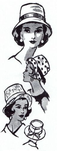Bucket Style Hat Cap Pattern Mail Order 4926 Chemo Cancer - Picture 3 of 5