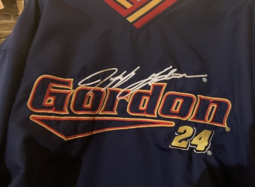 Vintage Jeff Gordon Chase NASCAR Dupont 1 XL Pullover Windbreaker Jacket - Picture 4 of 10