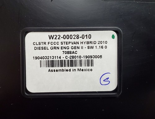 Freightliner Instrument Control Unit W22-00028-010 - Bild 8 von 9