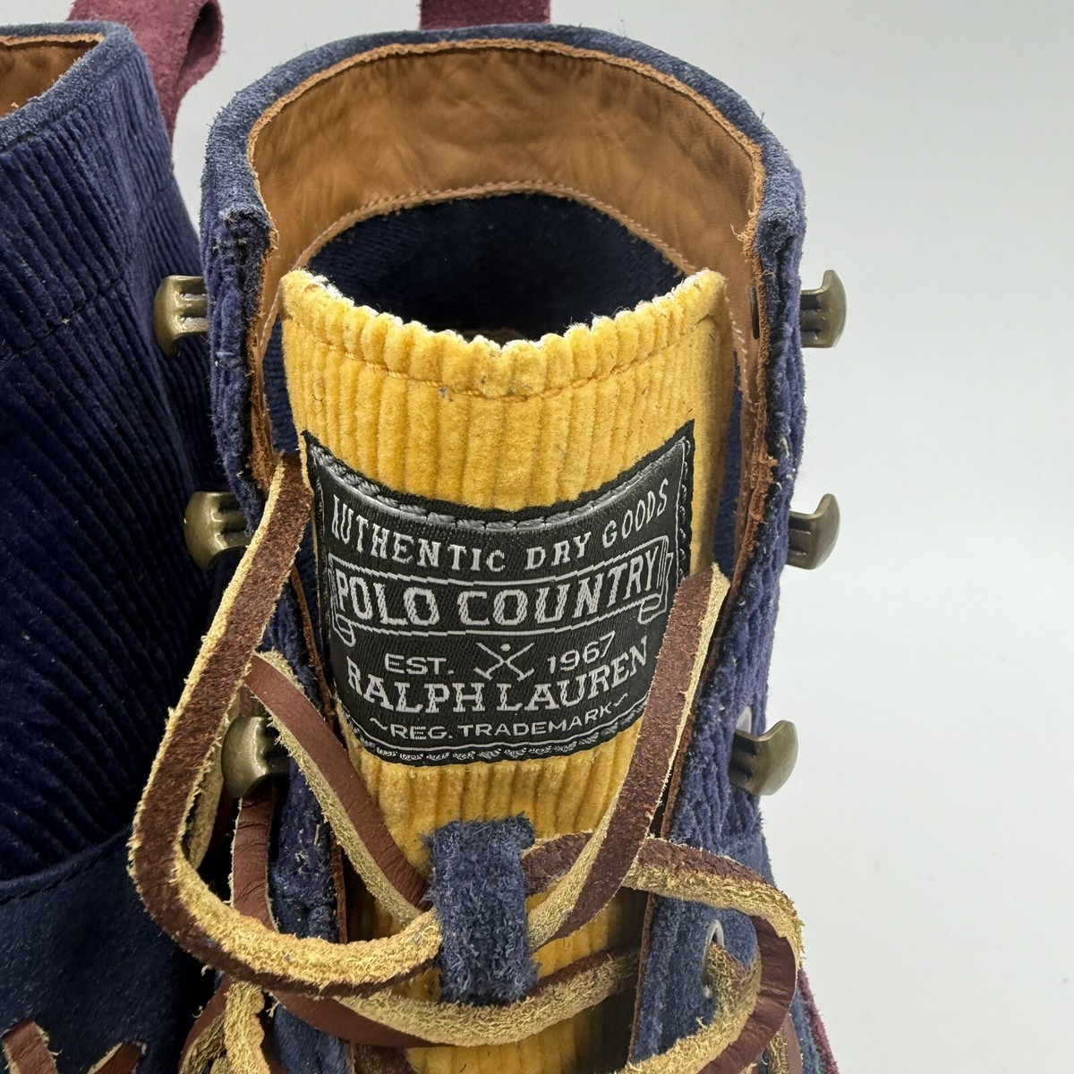 Polo Ralph Lauren Country Ranger MID Color Block Suede 