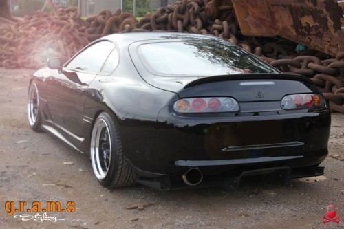 Toyota Supra MKIV CARBON FIBER Ridox RDX Style Low Level Spoiler Ducktail v9 - Picture 7 of 14
