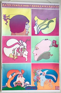 Original-Vintage-Genuine-Peter-Max-Large-Format-Day-Glo-Poster-1970