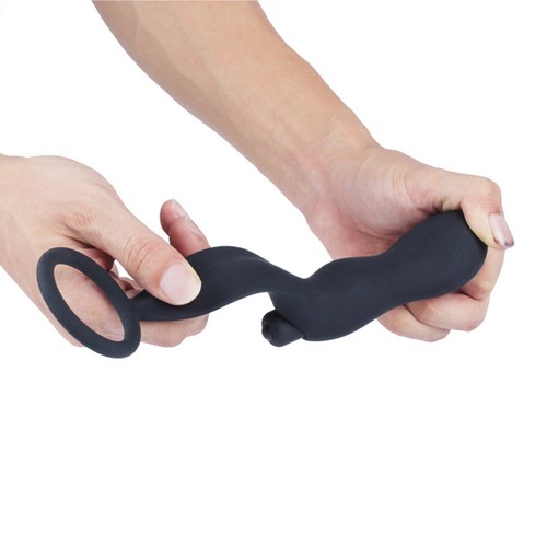 Mens Vibrating Prostate Massager Cock Ring Anal Butt Plug Delay Vibrator Sex Toy - Picture 7 of 19