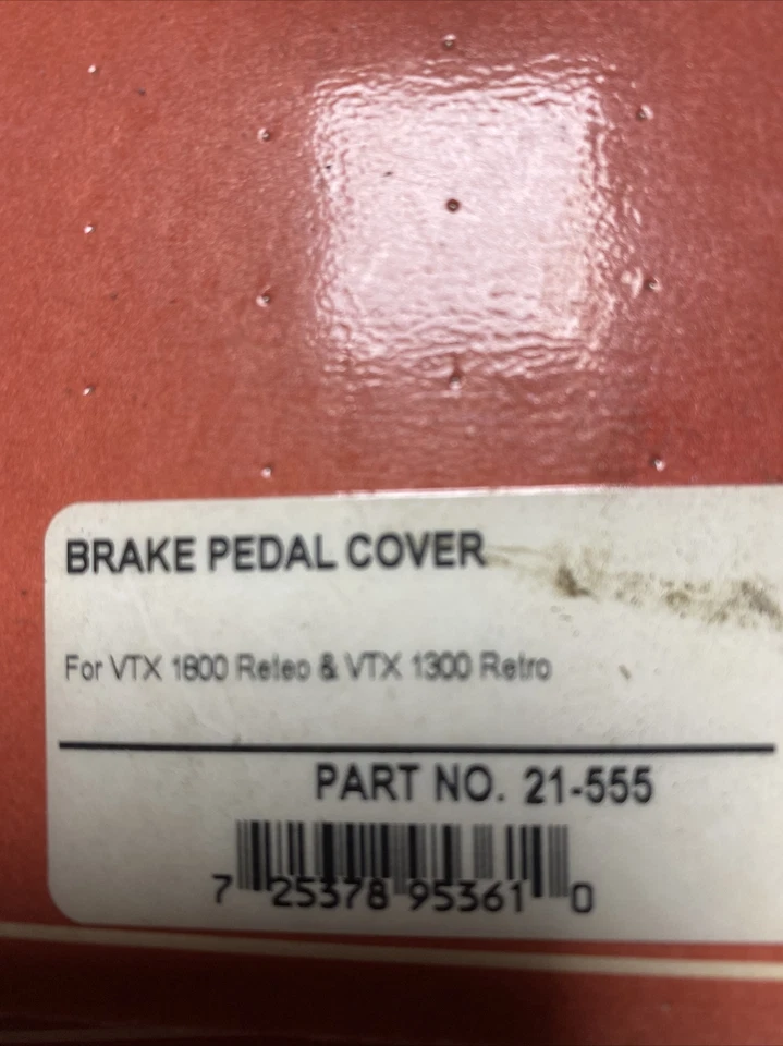 Cubierta pedal freno Big Bike Parts 21-555. Para VTX 1800 Retro y VTX 1300 Retro Foto 2 de 2