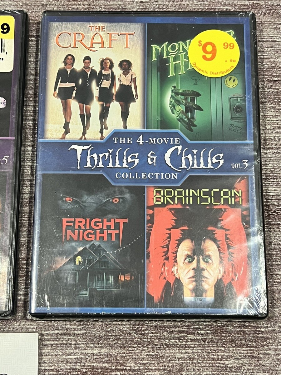 THE 4 MOVIE, THRILLS & CHILLS - Volume 3 , 5 & 6 ( DVD SET