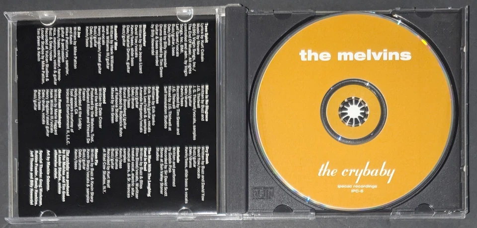 Melvins The Crybaby CD 2000 First Edition Trilogy 3 Of 3 Foto 3 de 4