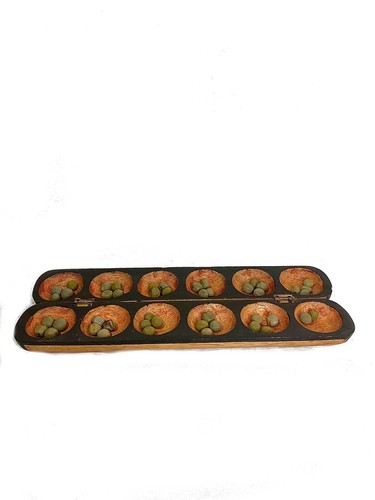Real African Hand-Carved Board Games/hand-carved from solid local hardwood -102 - Imagen 9 de 12