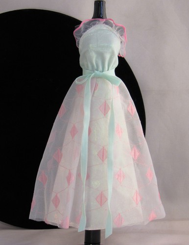 1982 Vintage Mattel Barbie Doll Genuine Fashion Party Nights Shimmer Dress 5848 - Picture 1 of 6