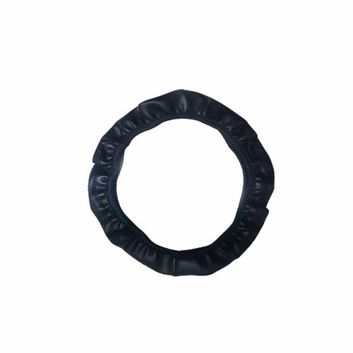 Auto parts black leather car steering wheel cover breathable non-slip accessorie - Picture 7 of 10