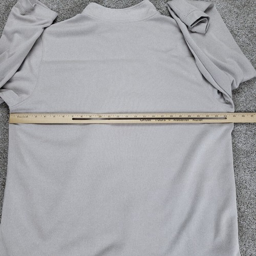 Suéter Pullover Rhone Commuter 1/4 Cremallera Para Hombre XXL Beige Manga Larga - Imagen 8 de 12