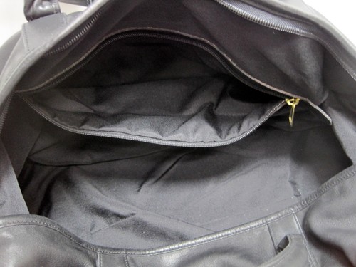 Vintage Coach schwarze Leder Seesack Weekender Handgepäck 0502 - Bild 6 von 9