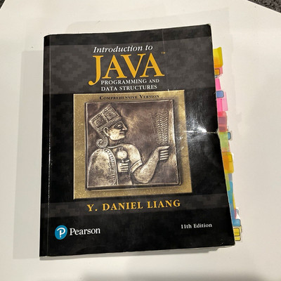 Pearson Introduction to Java Programming & Data Structures 11th Comp Liang PB
