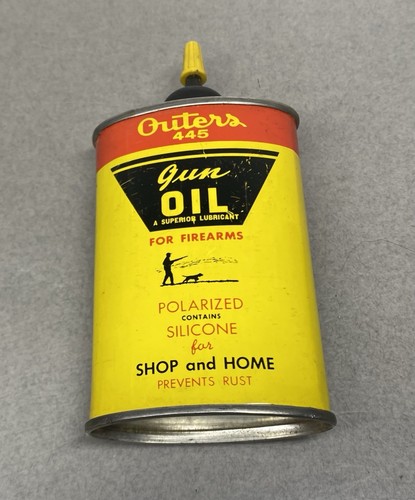 Vintage OUTERS 445 Waffenöl Blechdose leer 3oz Hausöler schön