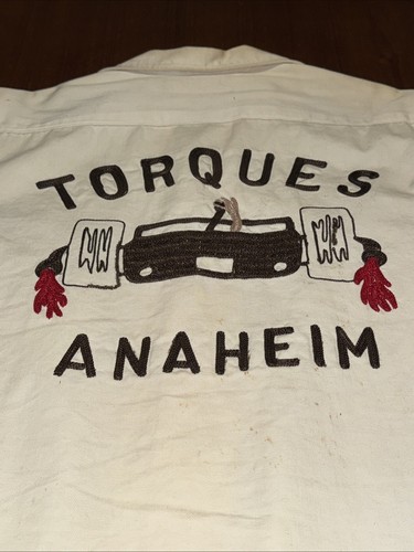 Super Cool Vintage 1950s/60s Car Club Jacket/Coat Torques Anaheim Size Medium - Picture 8 of 18
