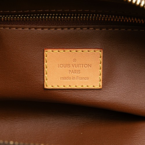 Authenticated Louis Vuitton Monogram Dopp Kit Toilet Pouch Brown - Picture 5 of 13
