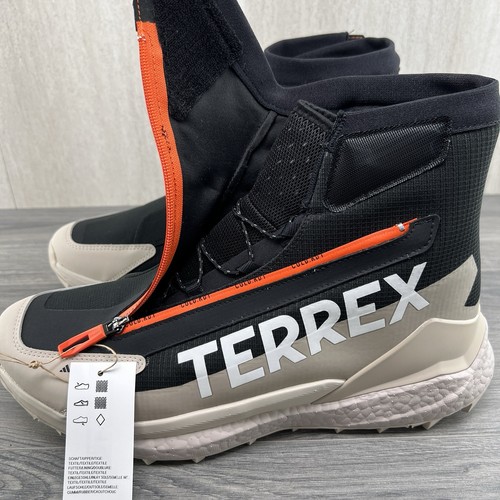 Adidas Terrex Free Hiker 2 Cold RDY Gore Tex Talla 12 Hombres Beige Núcleo Negro Botas - Imagen 7 de 16