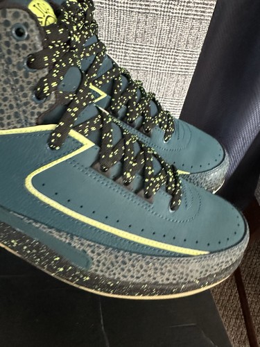 NEU Air Jordan 2 Retro Nightshade 385475 303 Größe 9,5 mit Karton - Bild 4 von 16