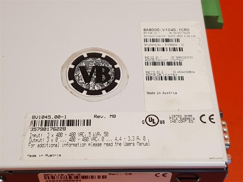 B&R Acopos 1045 8V1045.00-1 Rev. Servoamplificador M0 8AC110.60-2 8AC122.60-1 - Imagen 4 de 5