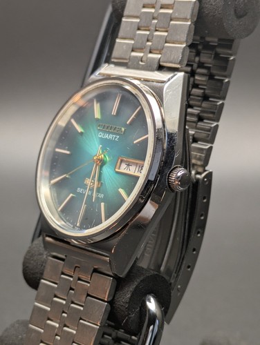 Vintage CITIZEN SEVEN STAR 4-732189TA Quartz Men's Watch with Replaced Battery - Picture 4 of 12
