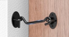 4" Privacy Eye Hook Door Latch for Screen Door, Window, Cabinet Barn Door, Fe...