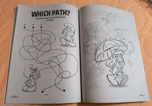 The Smurfs Jumbo Coloring & Activity Book with Tear and Share Pages ๐๐ ship! - Picture 5 of 6