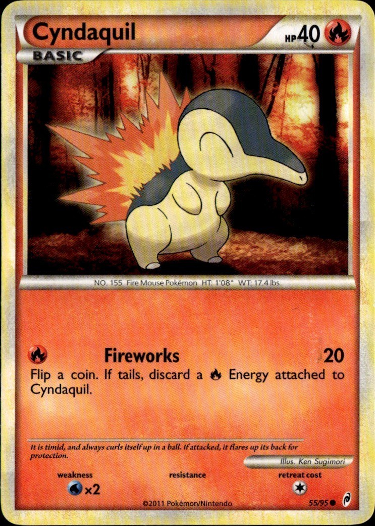 Cyndaquil Common Call of Legends 55/95 NM