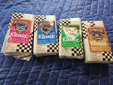1998 4 Pak Kleenex Tissue 15-cnt Pocket Pack Nascar 50th Anniversary Collector's