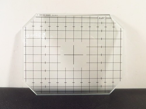New 4x5 Ground Glass Focusing Screen w/ Grid, Swiss Made, FREE 2-3 Day Ship!!! - Picture 1 of 6