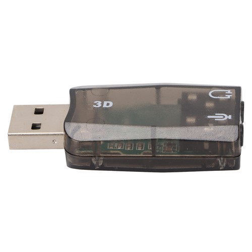 USB Sound Card Stereo Virtual 5.1 Channel External Sound Adapter With 3.5mm H CB - Afbeelding 12 van 22