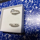 Fashion Wedding Ring Set Size 9.   Synthetic Zirconia — photo 3