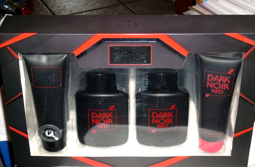 ❤️ Dark Noir Red Herren Cologne/Body Wash Geschenkset Neu im Karton