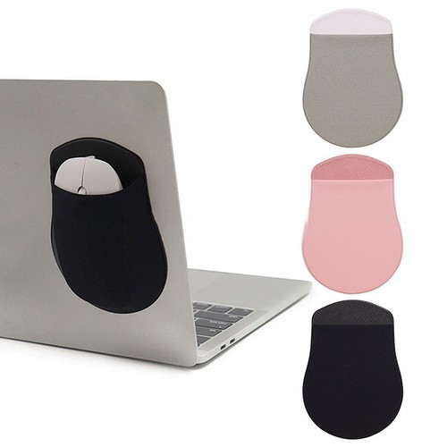 1PCS Slim Mouse Holder Adhesive Elastic Case Pen Stick Cover Lycra Fabric Pocket - Afbeelding 4 van 18