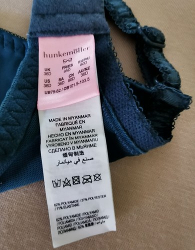 Hunkemöller unwattierter BH Gr. 80D Farbe grün - Bild 3 von 5