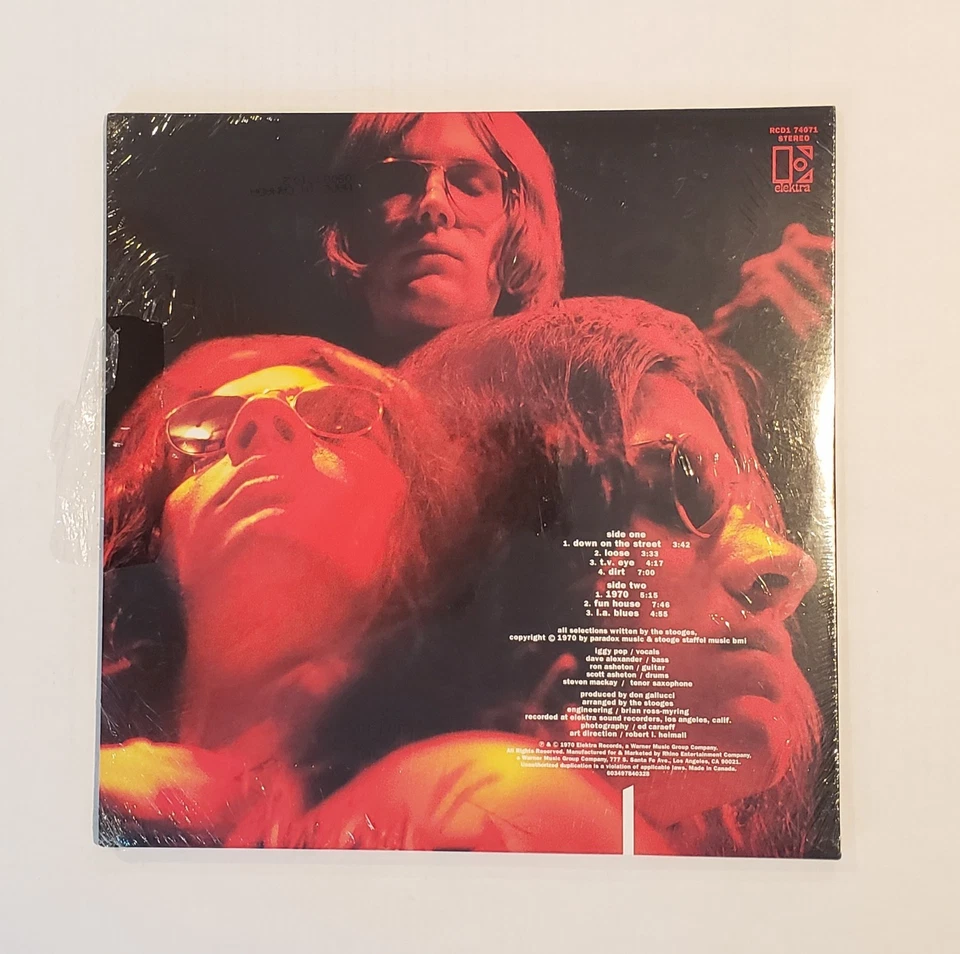 THE STOOGES Fun House Limited Half-Red/Half-Black SEALED $7 Off Listed Price - Image 2 of 3