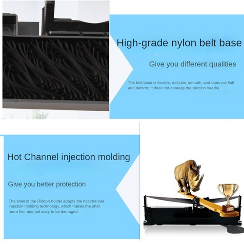 1PCS GR1 Typewriter Ribbon Twin Spool Typewriter Ribbon Replacement for3818 - Zdjęcie 5 z 8