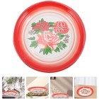 Serving Plate Enamel Trays for Food Round Dessert Plates Vintage Platter