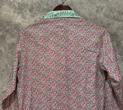 LLÁMALO POR TU NOMBRE X Liberty London Camisa Pijama Estampado Mixto Pequeña $250+ NUEVA - Imagen 9 de 11
