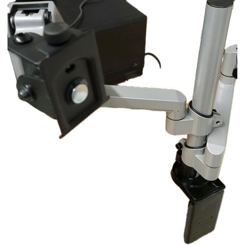 Dual-Arm Under Desk Monitor Stand - Picture 2 of 8